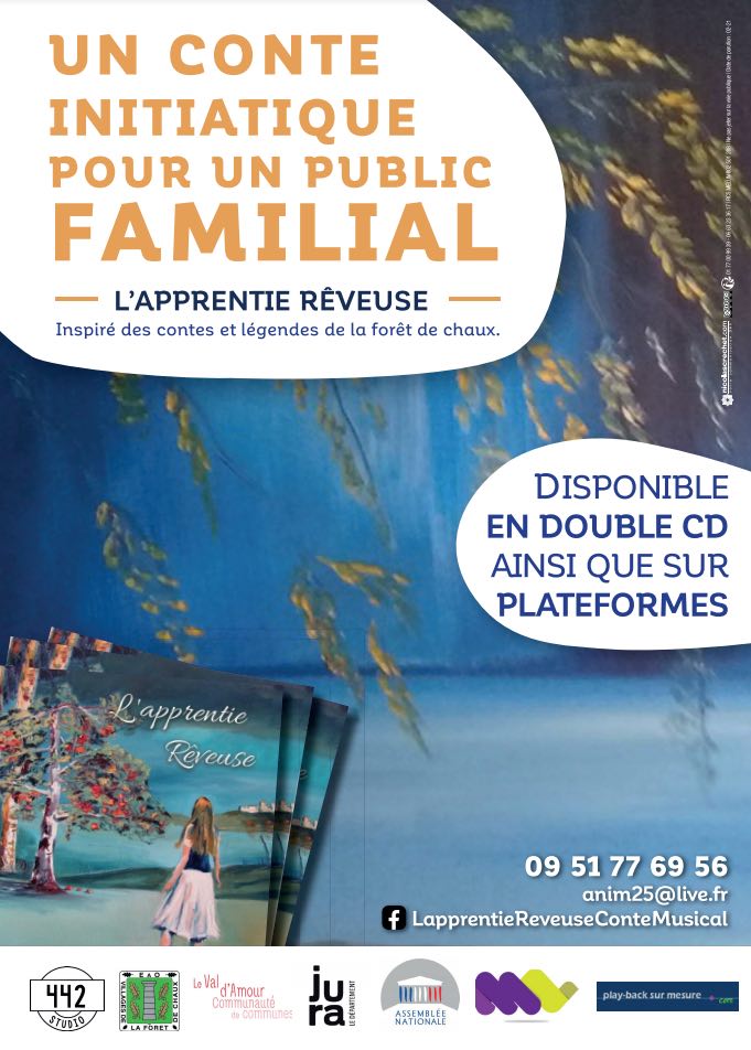 Affiche vente cd conte musical